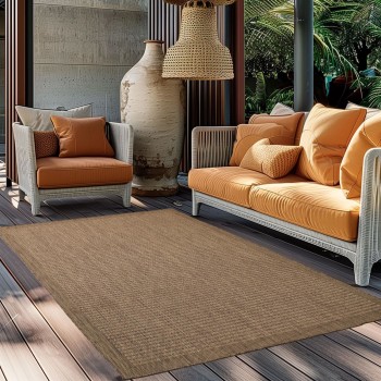 Outdoor Teppich GIZA Braun 80 x 250 cm