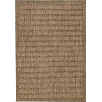 Outdoor Teppich GIZA Braun 160 x 160 cm Rund