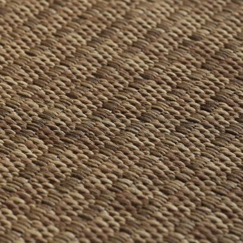 Outdoor Teppich GIZA Braun 200 x 200 cm Rund