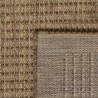 Outdoor Teppich GIZA Braun 200 x 200 cm Rund