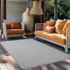 Outdoor Teppich GIZA Grau 80 x 250 cm