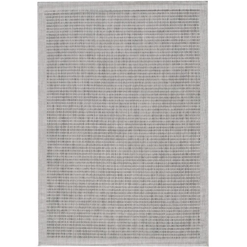 Outdoor Teppich GIZA Grau 160 x 160 cm Rund
