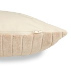 Tom Tailor Cord beige Zierkissenhülle 38x58cm