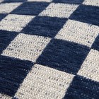 Tom Tailor Checkerbox navy Zierkissenhülle 45x45cm