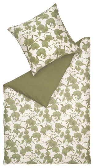SCHÖNER WOHNEN Bettwäsche Orchid grün 155x220cm
