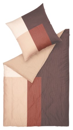 SCHÖNER WOHNEN Bettwäsche Art burgundy 155x220cm