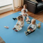 Krabbelunterlage SanoSoft XXL "made in Germany" - Öko-Tex 100 | 180x180cm Hellblau