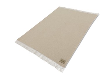 JOOP! FINE-WOVEN Plaid / Decke Natur 130 x 190cm