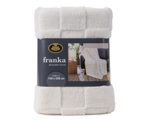 Ambiente Trendlife Jacquard Decke Franka 150x200cm