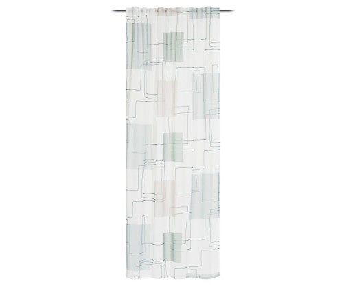 Ambiente Trendlife Vorhang verdeckte Schleife Cartoon Salbei 140x255cm