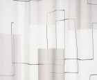 Ambiente Trendlife Vorhang verdeckte Schleife Cartoon Silber 140x255cm