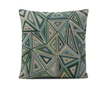 Ambiente Trendlife Kissenhülle Trigon Aqua 40x40cm