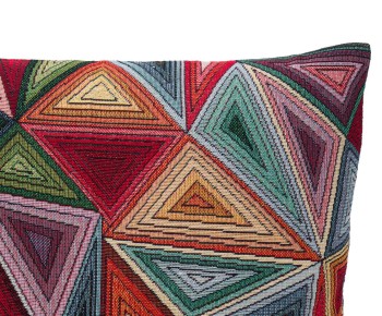 Ambiente Trendlife Kissenhülle Trigon Multicolor...