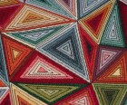 Ambiente Trendlife Tischläufer Trigon Multicolor 40x140cm