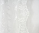 Ambiente Trendlife Vorhang verdeckte Schlaufe Romantik Weiß 140x245cm