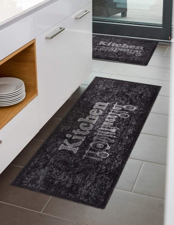 ASTRA Fußmatte/Sauberlauf Miabella - Kitchen schwarz 50x150cm