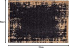 ASTRA  Fußmatte/Sauberlauf Miabella - Uni Bordüre schwarz 50x70cm