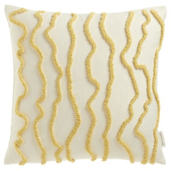 Tom Tailor Zierkissenhülle Wavy zitrone 45x45cm