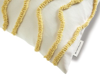 Tom Tailor Zierkissenhülle Wavy zitrone 45x45cm