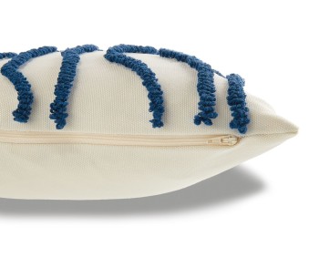 Tom Tailor Zierkissenhülle Wavy blau 45x45cm