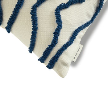 Tom Tailor Zierkissenhülle Wavy blau 45x45cm