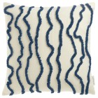 Tom Tailor Zierkissenhülle Wavy blau 45x45cm