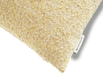 Tom Tailor Zierkissenhülle Bouclé zitrone 45x45cm