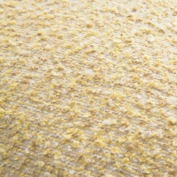 Tom Tailor Zierkissenhülle Bouclé zitrone 45x45cm
