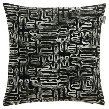 Musterring Zierkissenhülle Twist schwarz 45x45cm