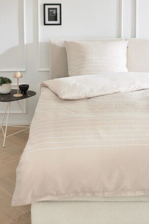 Musterring Bettwäsche Simple beige 140x200cm