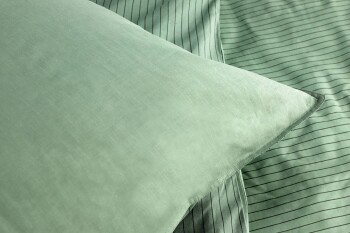 Musterring Bettwäsche Twist grün 155x220cm