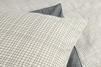 ESPRIT home Bettwäsche Grid grey 135x200cm