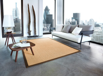 Sisal Premium Teppich ASTRA Manaus chablis/coffee 200x200cm