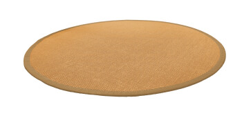 Sisal Premium Teppich ASTRA Manaus cognac/beige Rund 160cm