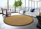 Sisal Premium Teppich ASTRA Manaus hanf/havanna Rund 200cm