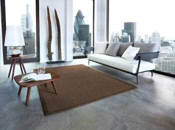 Sisal Premium Teppich ASTRA Manaus dunkelbraun/coffee...