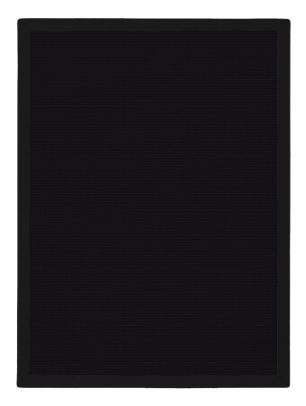 Sisal Premium Teppich ASTRA Manaus schwarz/schwarz 65x140cm