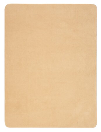 Biederlack Plaid / Decke 150 x 200cm Wool Feel Camel