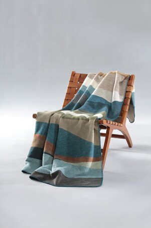 Biederlack Plaid / Decke 220 x 240cm Iceland Horizon