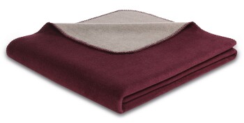Biederlack Plaid / Decke 150 x 200cm feige-taupe