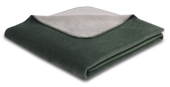 Biederlack Plaid / Decke 150 x 200cm fango-graphit
