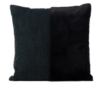Ambiente Trendlife Kissenhülle Svela schwarz 50x50cm