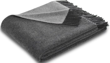Plaid / Decke Plaid anthracite-grey 130 x 170cm