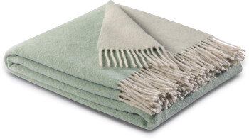 Plaid / Decke Plaid salvia-creme 150 x 200cm