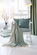 Plaid / Decke Plaid salvia-creme 150 x 200cm