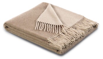 Plaid / Decke Plaid natur-sand 150 x 200cm