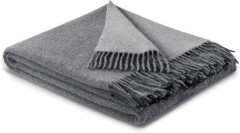 Plaid / Decke Plaid grau-silber 130 x 170cm