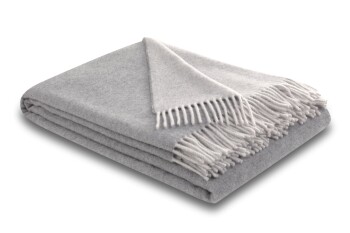 Plaid / Decke Plaid silver-stone 150 x 200cm