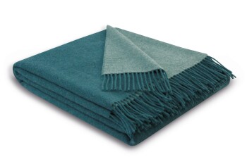 Plaid / Decke Plaid teal-green 130 x 170cm