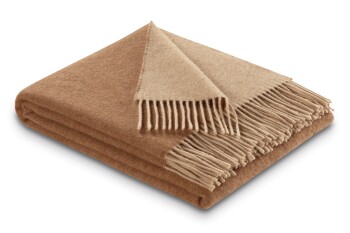Plaid / Decke Plaid camel-beige 150 x 200cm